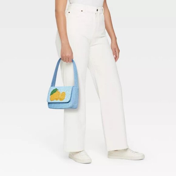 Floral Embellished Beaded Flap Shoulder Bag - A New Day™ - Picture 2 of 5